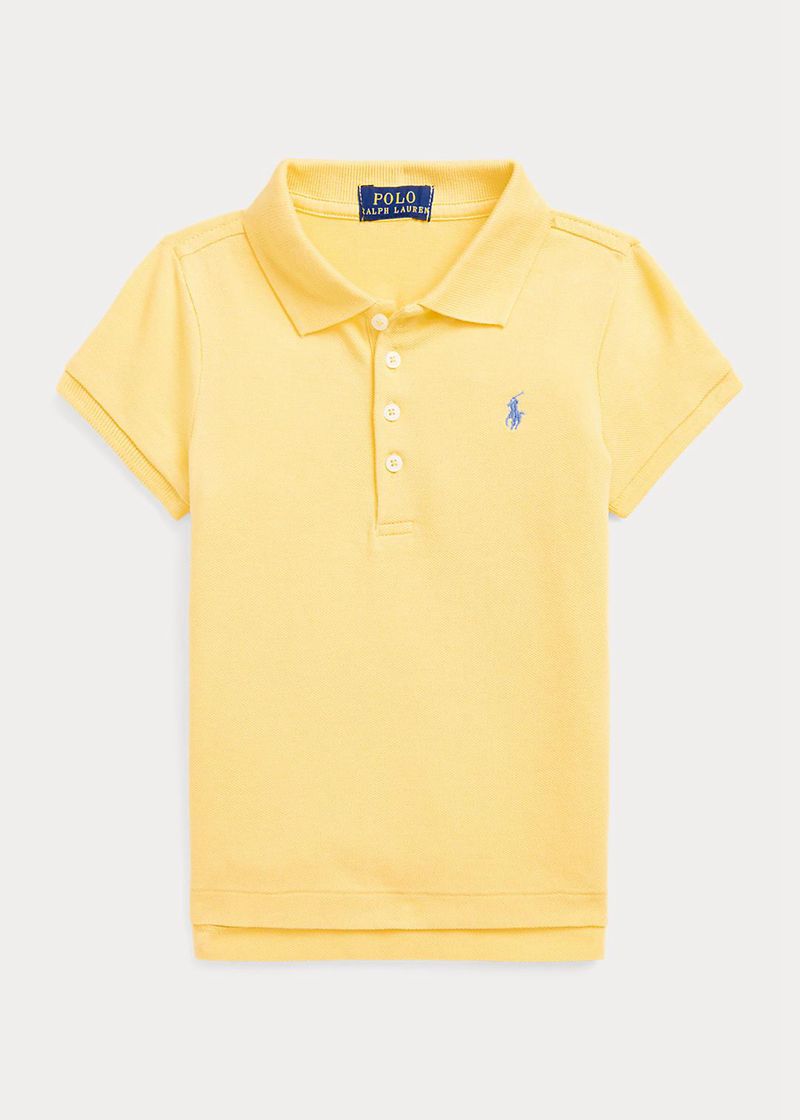 Poleras Polo Ralph Lauren Niña 1.5-6.5 Años Stretch Cotton Mesh Chile Amarillo ZDFVX-1759